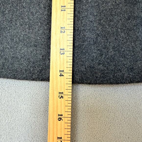 Gap Gray Wool Mini Skirt 6 Lined Button Down Preppy Academia Equestrian - Picture 5 of 8